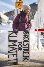 «Skolstrejk for klimatet» – Greta Thunberg ist der wahre Star des WEF