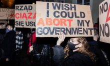 Generalstreik gegen das generelle Abtreibungsverbot in Polen
